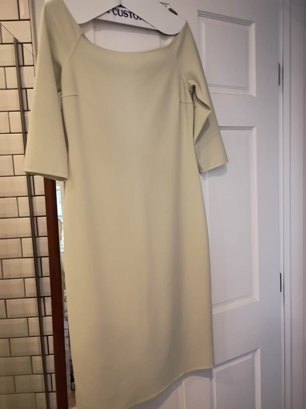 Michael Kors Designer Minimalist Dress In Tender Mint
